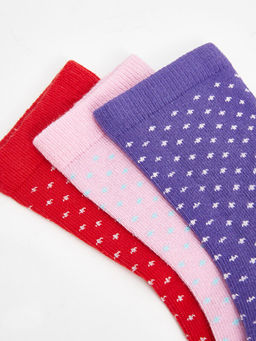 Desenli K?z ?ocuk Soket ?orap 3l? - Waikiki фото 3