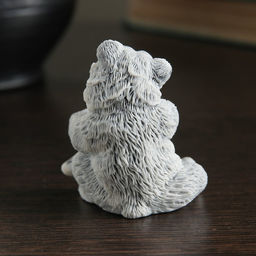 Фигурка «Медвежонок с рыбой», 6.5 см, МИКС