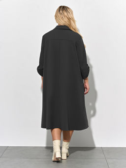 Платье 0258-1с глубокий черный - Dora фото 5