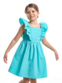 Платье в садик праздничное UD 7825 изумрудный - Mini maxi фото 22