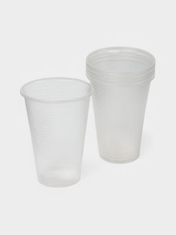 Набор пластиковой одноразовой посуды Мистерия «Премиум», 6 персон, МИКС