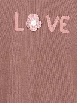 Bisiklet Yaka Uzun Kollu K?z ?ocuk Ti??rt