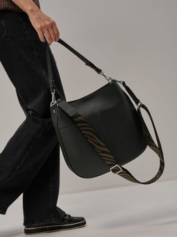 Сумка кожаная на плечо Azaro 30868 дремучий лес