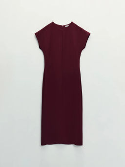 Платье миди с V-образным вырезом / Zarina  фото 6