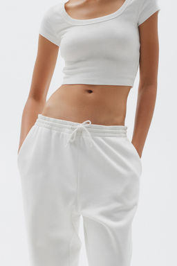 Camiseta cropped de canale