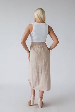 Юбка женская 182/01/Бежевый - Rise фото 4