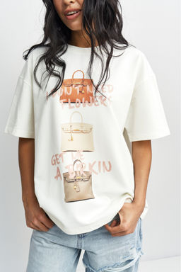 Футболка Биркин Молочный - Erist store фото 4