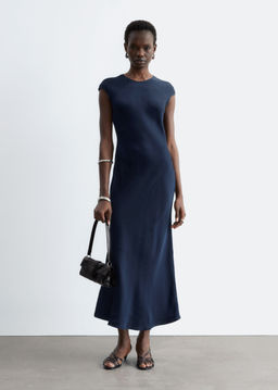 Maxivestido ajustado de sat?n - H&m фото 5