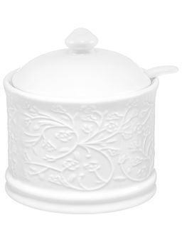 Сахарница 250 мл 9*9*10 см Веточки-цветочки, с ложкой - Elan gallery фото 14