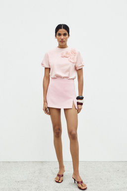 FLORAL T-SHIRT - Zara фото 13