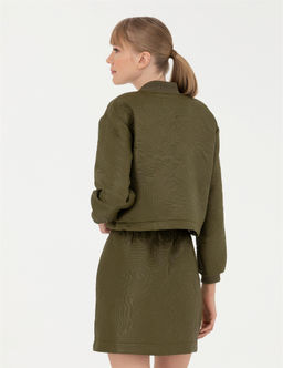 Haki Crop Top Ceket - Pierre cardin фото 5