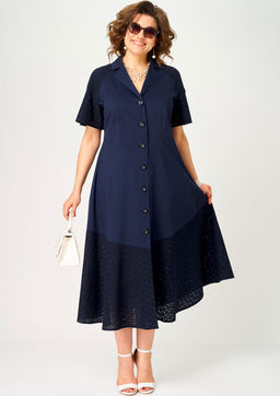 Платье EVA GRANT 7216 синий