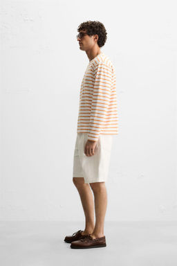 PLEATED RELAXED FIT BERMUDA SHORTS - Zara фото 4