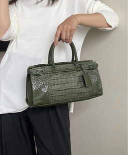 Сумка Lanotti CROCO LINE 8346/зеленый