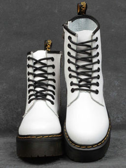 01-B6020-2 WHITE Ботинки демисезонные женские (натуральная кожа) - Фабричный китай фото 29