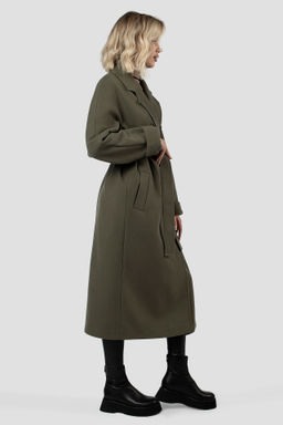 01-10895 Пальто женское демисезонное (пояс) - El podio фото 5