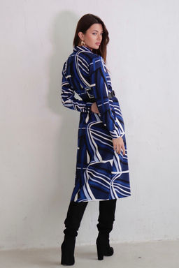 Martichelli Платье-рубашка с английским воротником с принтом  фото 10