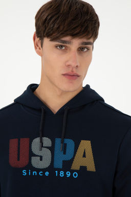 Мужской темно-синий свитшот Неожиданная скидка в корзине - U.s. polo assn фото 2