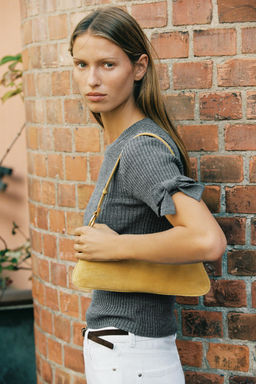 RIBBED KNIT SWEATER WITH BOWS - Zara фото 5