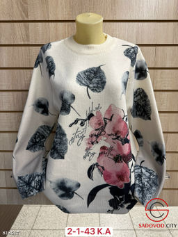 Свитер женский с рисунком - Bruno фото 4