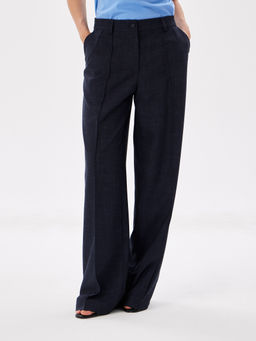 Брюки женские T-lab TL-TRT-015TK-т.синий  фото 6