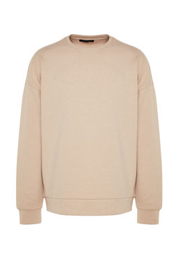 TRENDYOL MAN Lacivert Bisiklet Yaka Oversize/Genis Kesim Yumusak F?rcal? Selanik Sweatshirt TMNAW24SW00057 - Trendyolmilla фото 23