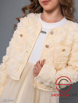 Праздничный комплект для девочки (пиджак + платье)