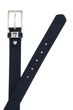 Erkek Lacivert Kemer Sepette S_rpriz _ndirim