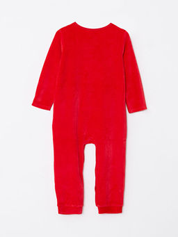 Bisiklet Yaka Uzun Kollu Y?lba?? Temal? K?z Bebek Tulum - Waikiki фото 2