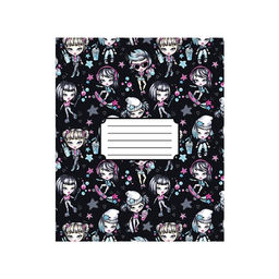 Цена за 10 шт. Тетрадь 12 листов в линию На Стиле, обложка мелованный картон, ВД-лак, блок № 2 (серые листы), МИКС - Calligrata фото 6