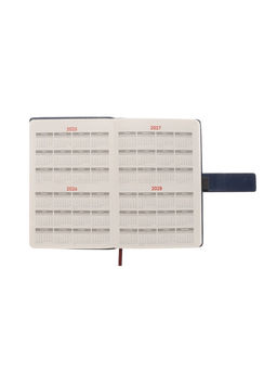 Ежедневник недатированный формат А5, с хлястиком, 112 листов, линия, пвх, синий - Simaland фото 4