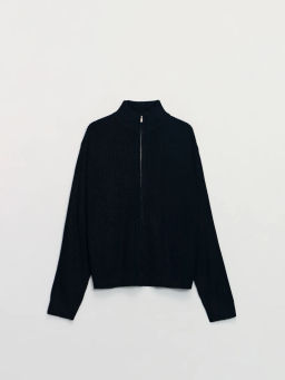 Джемпер на молнии с добавлением шерсти / Zarina
