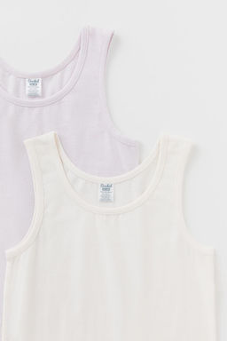 Crockid _ К 1192-2уп/нежная сирень,белая лилия майка для дев  фото 2