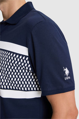 Erkek Lacivert Regular Fit Polo Yaka Ti__rt - U.s. polo assn фото 6