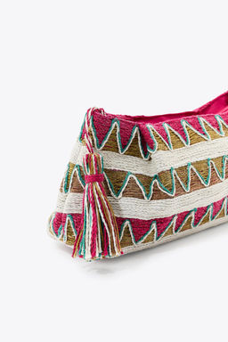 BRAIDED RECTANGULAR BAG - Zara фото 5