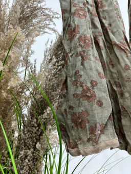 Палантин 200*60см Прованс 33-0003 хаки - Mini maxi фото 14