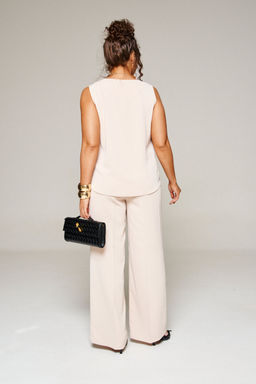 Костюм Beautiful Free 6359 бежевый+чёрный