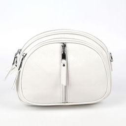 Женская кожаная овальная сумка кросс-боди 0103-3 - Cidirro фото 3