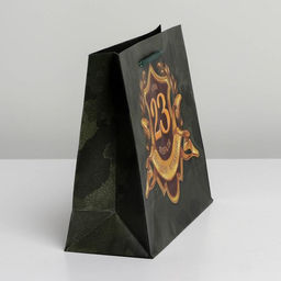 Цена за 3 шт. Пакет подарочный ламинированный, упаковка, С 23 февраля, MS 23?18?8 см