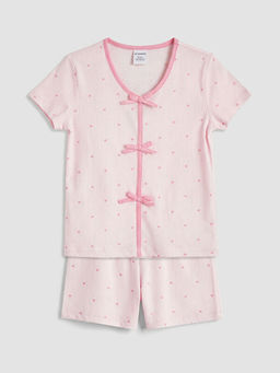 K?z ?ocuk ?ortlu Pijama Tak?m?