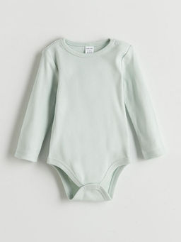 Bisiklet Yaka Bask?l? Erkek Bebek ??t??tl? Bodysuit 2li