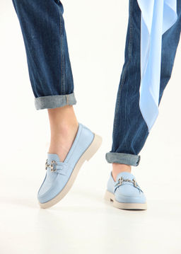 Лоферы туфли 172.1841be. голубой ангел кожа