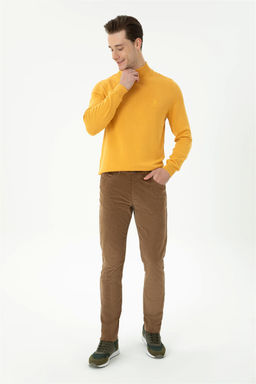 U. S. Polo Assn Мужские брюки из парусины светло-коричневого цвета