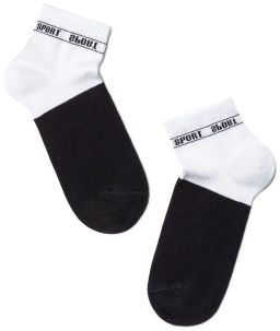 Носки дет. ACTIVE 13С-34СП,р.20-22 (48/6) - 510 белый-черный - Conte elegant фото 3