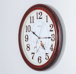 Часы настенные 38х45 см / T2946T-2 /уп 10/коричневые - ГалеонТрейд фото 3