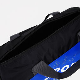 Сумка спортивная на молнии, длинный ремень, цвет чёрный/василёк - Simaland фото 4