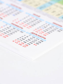 Цена за 40 шт. Календарь производственный 2026 «Госсимволика»