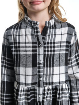 Платье для девочки UD 7862 черная клетка - Mini maxi фото 8