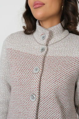 ЗЛАТА Кардиган С 2066/кофейный микс