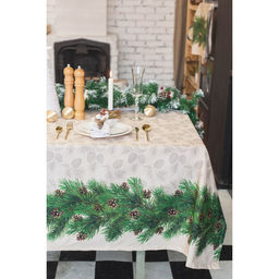 Фартук Этель Еловые ветви 70х61 см, 100% хлопок, саржа 190 гр/м2  фото 10